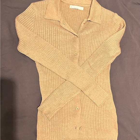 Oak + Fort Longsleeve Button Up Polo - Picture 2 of 3